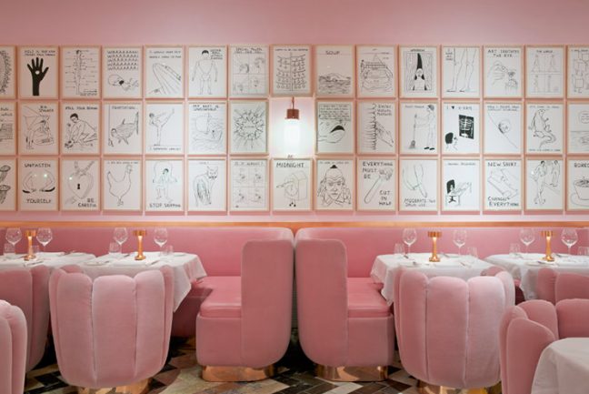 In/Out- OUT/ABOUT: India Mahdavi and David Shrigley at Sketch