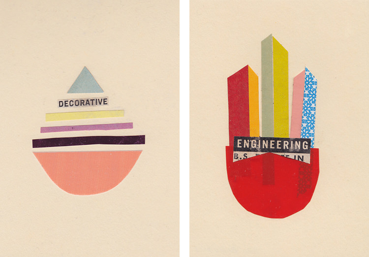 In/Out - Friday Musings: Chad Kouri 'Shape & Color Collage Studies'