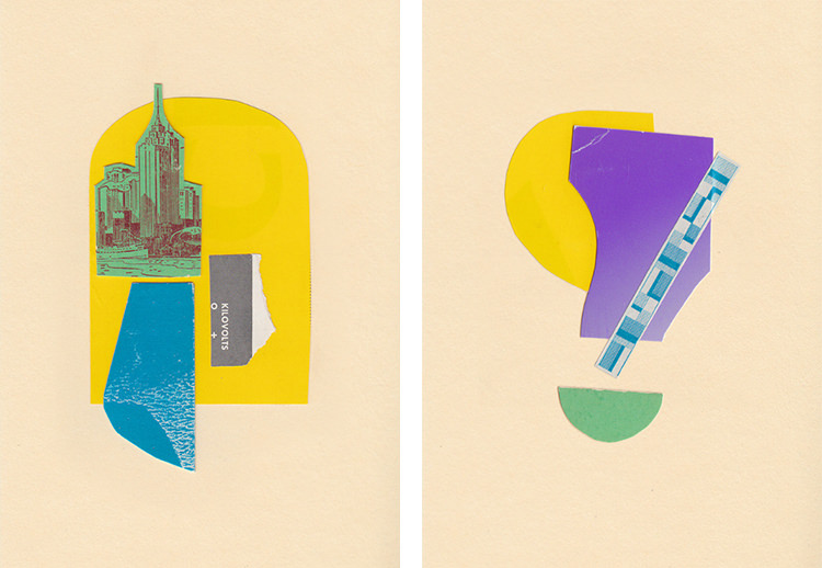 In/Out - Friday Musings: Chad Kouri 'Shape & Color Collage Studies'