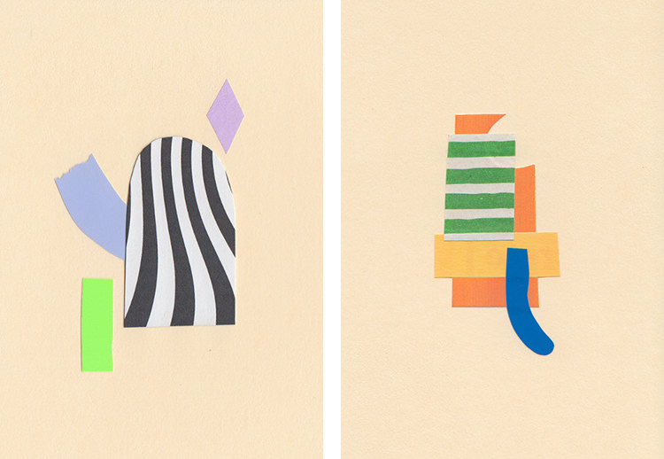 In/Out - Friday Musings: Chad Kouri 'Shape & Color Collage Studies'