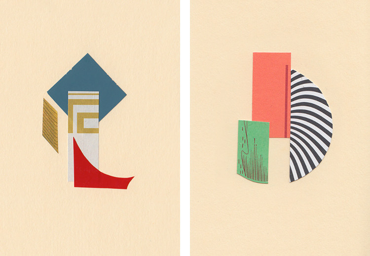 In/Out - Friday Musings: Chad Kouri 'Shape & Color Collage Studies'
