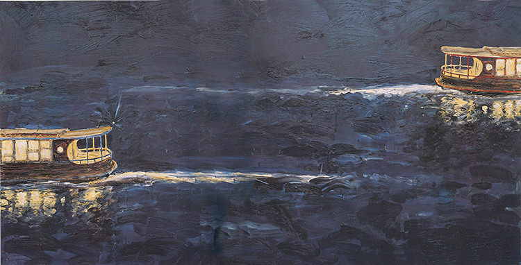 Peter-Kingston_Passing-ferries,-1999-oil-on-canvas,-180-x-360cm_mini
