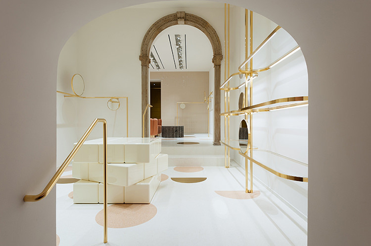 In/Out: India Mahdavi designs Red Valentino flagship, Rome 