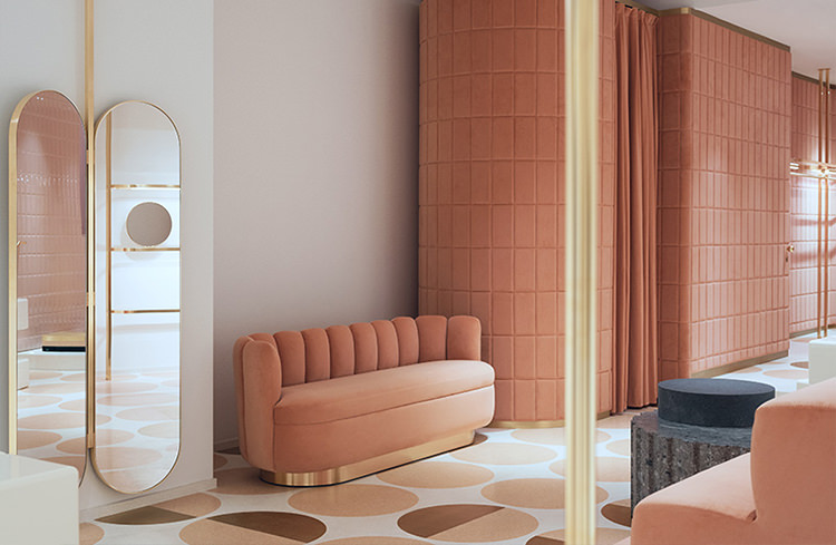 In/Out: India Mahdavi designs Red Valentino flagship, Rome 