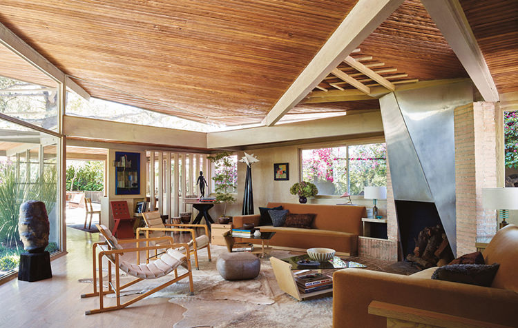 In/Out:The R.M. Schindler house of L.A. designer Pamela Shamshiri