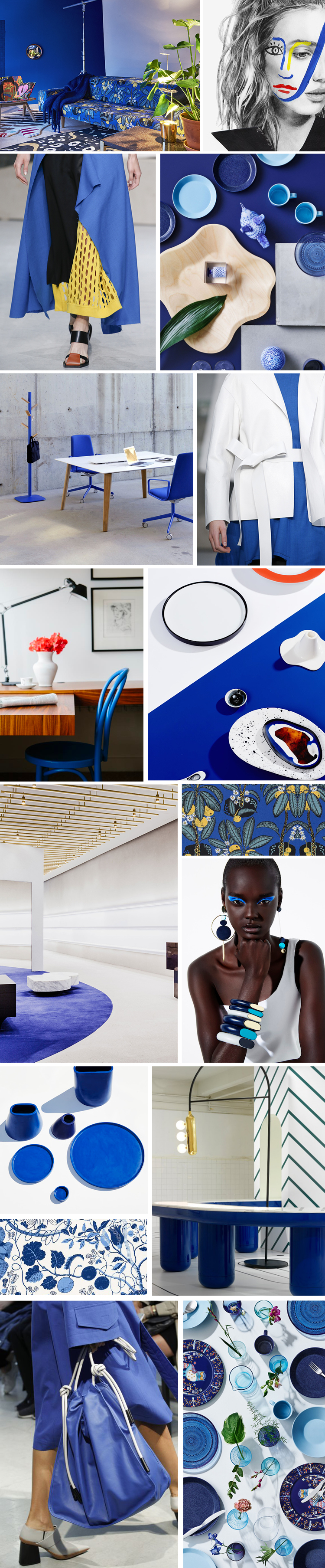 In/Out: Palette: Electric Blue