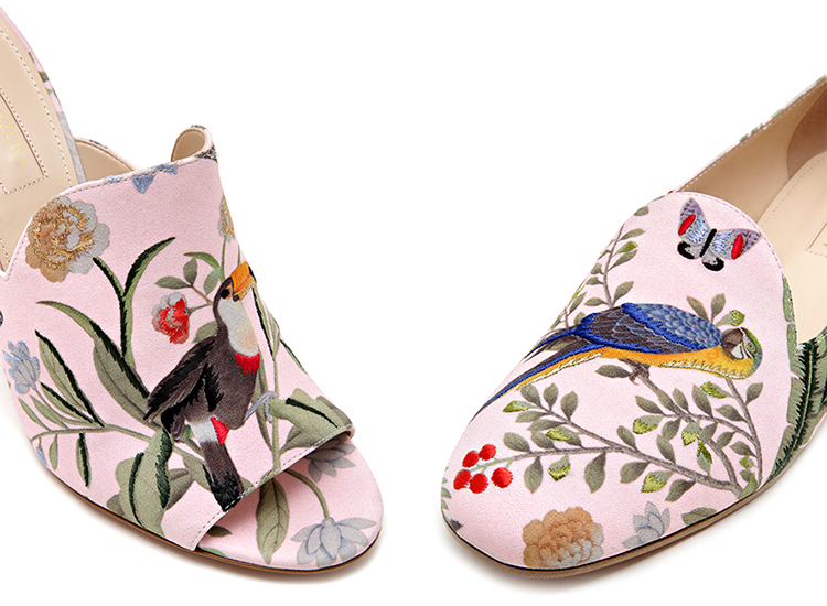 In/Out: Aquazzura for de Gournay